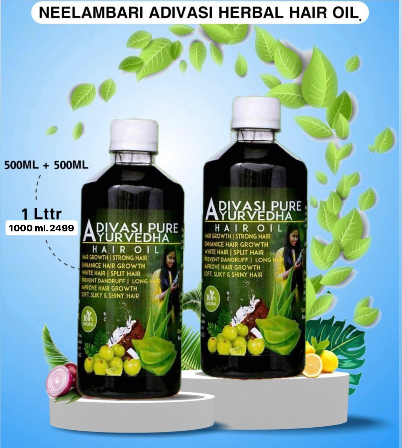 Adivasi Neelambari Herbal Hair Oil