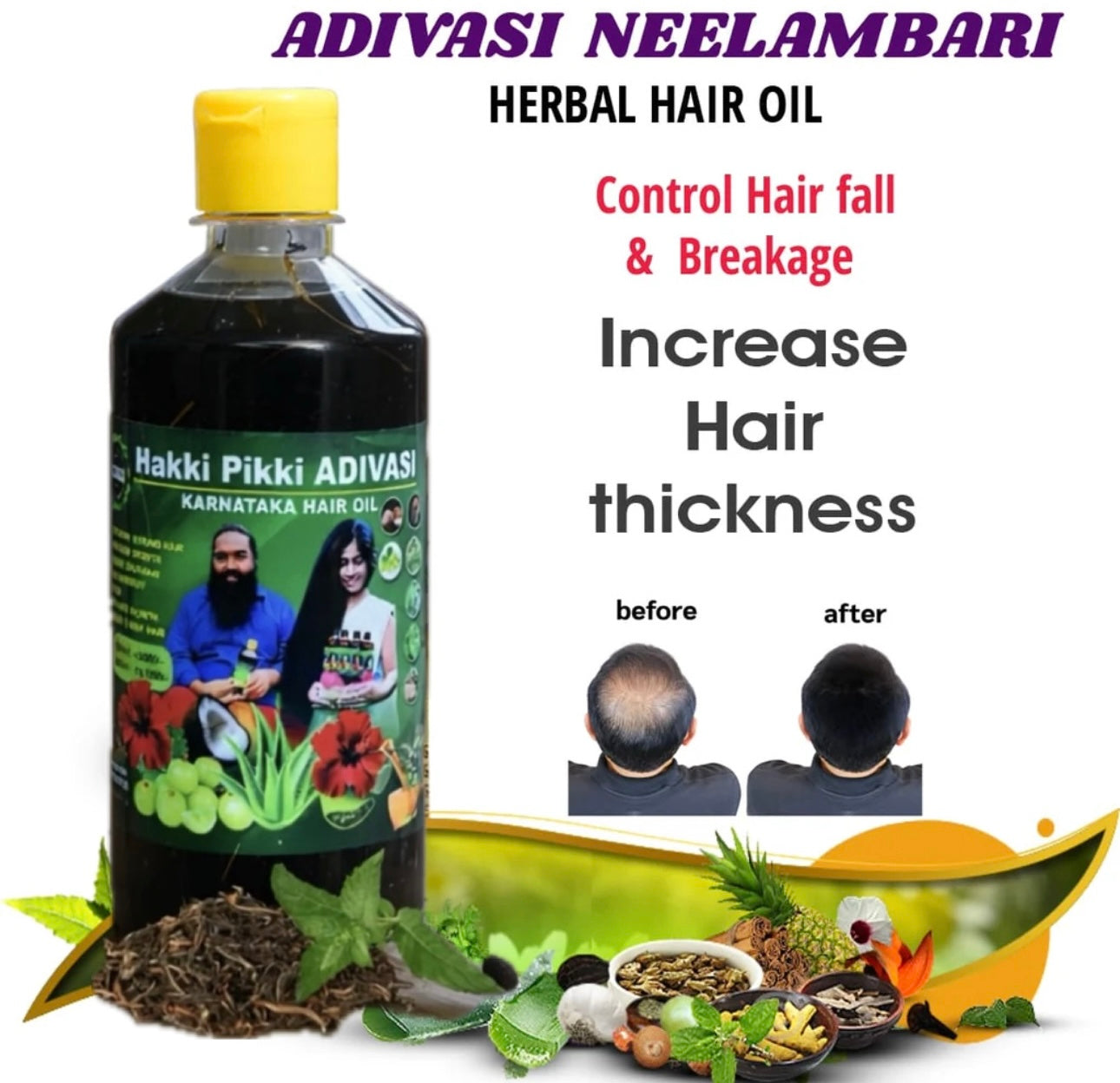 Adivasi Neelambari Herbal Hair Oil