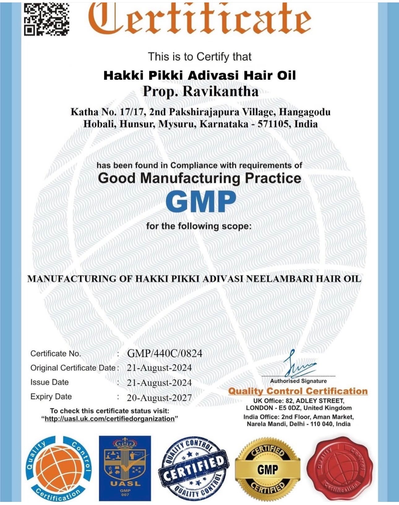 Adivasi Neelambari Herbal Hair Oil